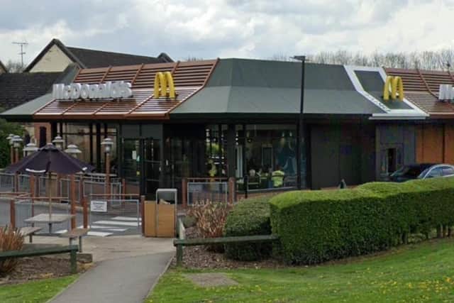 McDonald's, King's Mill Road East, Sutton. (Photo by: Google Maps)