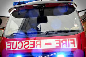 Fire crews were called to a blaze at a home in Mansfield Woodhouse