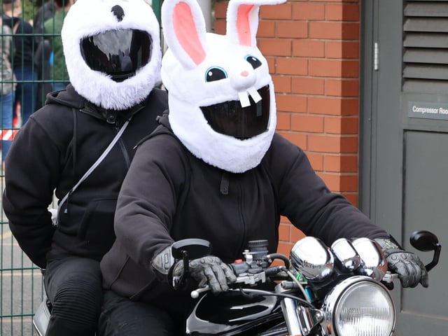Bikers in fancy dress enjoyed the event.