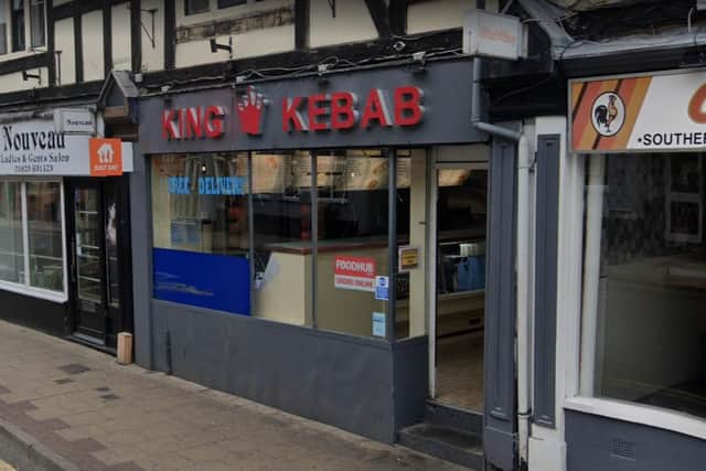King Kebab, Leeming Street, Mansfield town centre.