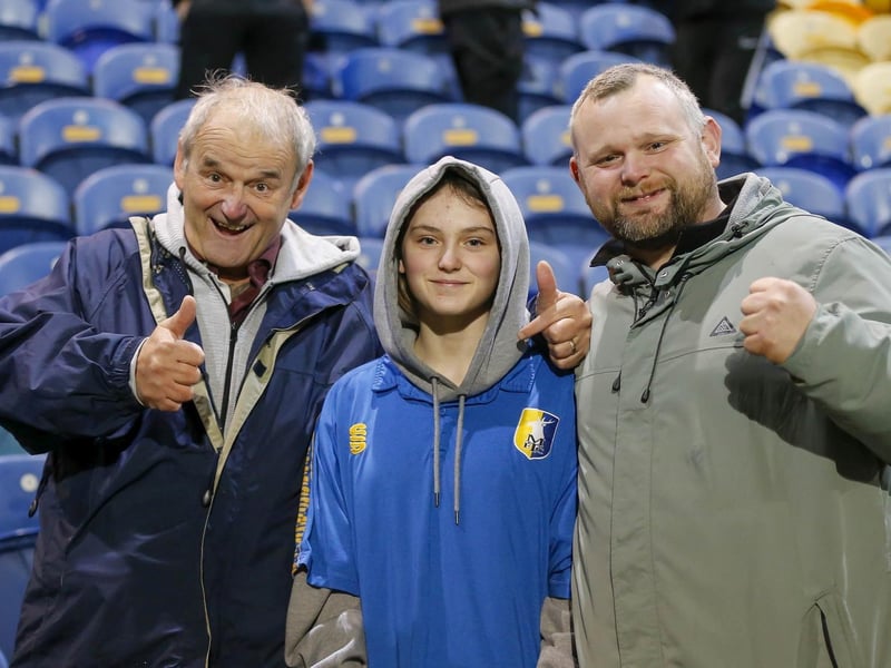 Mansfield Town fans watched a stunning win for Stags.