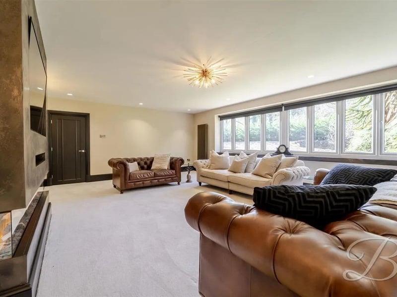 The living room  boasts ample space for your desired furnishings, it offers a perfect area to relax and enjoy family evenings as well as entertain guests.