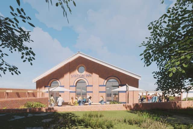 Artist impression of how the new pub could look 
