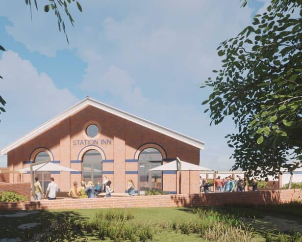 Artist impression of how the new pub could look 