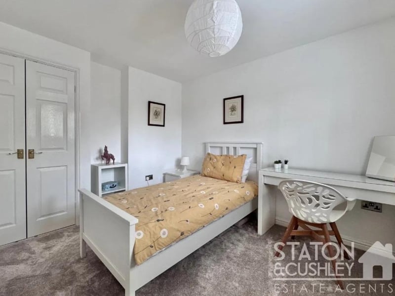 The property features ample bedroom space for a growing family.