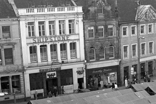The Black Boy was a key part of Mansfield town centre's pub scene - the building still remains to this day.