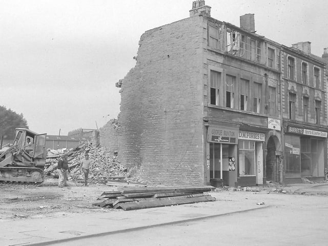 Do you remember these shops before they were demolished?