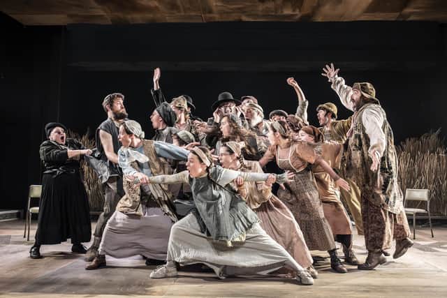 The cast of Fiddler On The Roof (photo: Marc Brenner)