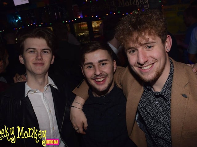 Smiling for the camera