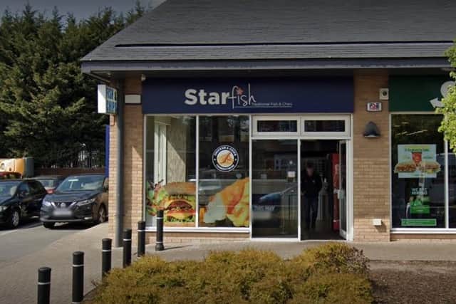 The Starfish Traditional Fish & Chips restaurant in Stapleford.