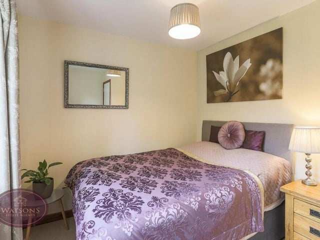 The third double bedroom on the first floor is a compact but comfortable space.