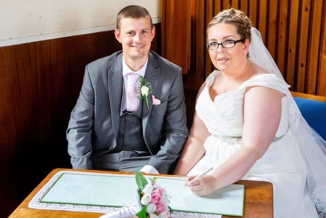 Married on August 20 at South Hetton Church. Daughter Hermione also got christened on the same day.