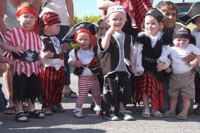 Youngsters from Doxford Park Community Centre took part in a sponsored pirate toddle ten years ago. Can you spot anyone you know?