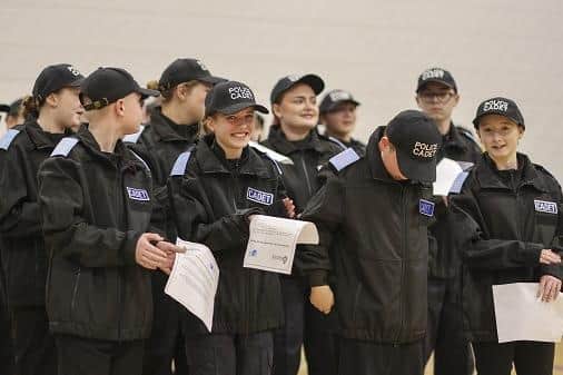 The latest group of Volunteer Police Cadets completed their attestation ceremony at force headquarters. Photo: Nottinghamshire Police