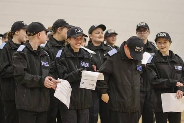 The latest group of Volunteer Police Cadets completed their attestation ceremony at force headquarters. Photo: Nottinghamshire Police