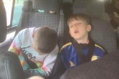 Topping up the energy levels before the big match.