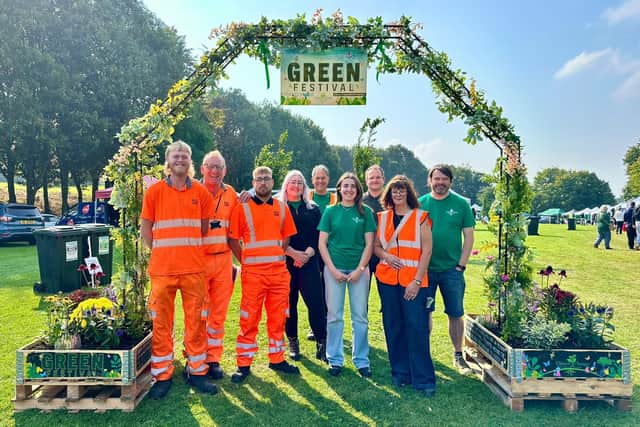 The council waste and recycling team will be at the event this weekend. Photo: Broxtowe Council Facebook