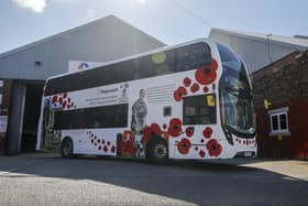 Stagecoach's Armed Forces Covenant-liveried bus