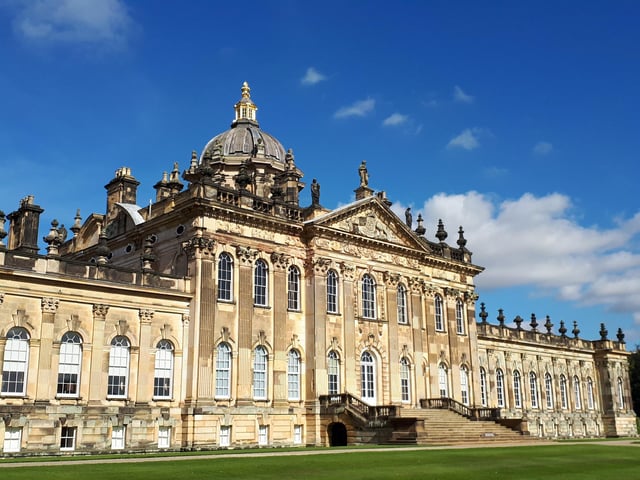 Located in the heart of Yorkshire, this Baroque stately home plays a key role in the series. The home took over 100 years to complete, and is surrounded by parklands, lakes and woodland walks. The castle is open to visitors to take in the majesty of the building and grounds.