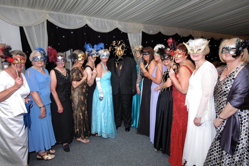 Ladies from the Kirkby in Ashfield Inner Wheel celebrated their 60th anniversery in 2009 with a Mask Ball held at the John Fretwell Complex in Sookholme.
