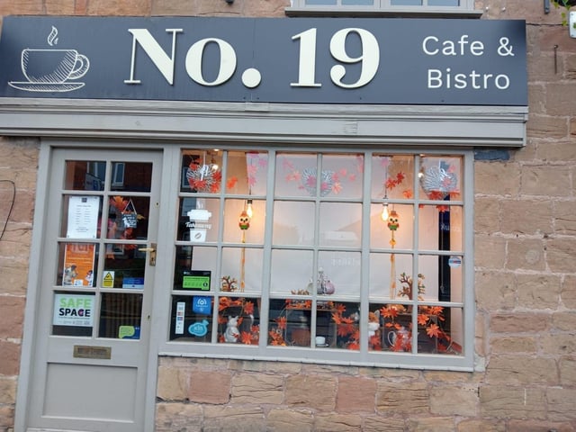 No.19 Cafe & Bistro, located on High Street in Warsop, has a 4.9 rating on Google reviews from 70 customers. One reviewer described it as "super dog-friendly."
