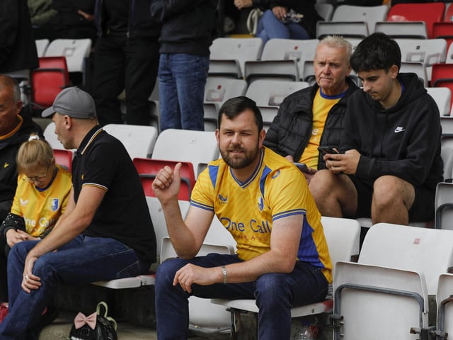 Mansfield Town fans watched a game to forget at Sincil Bank.