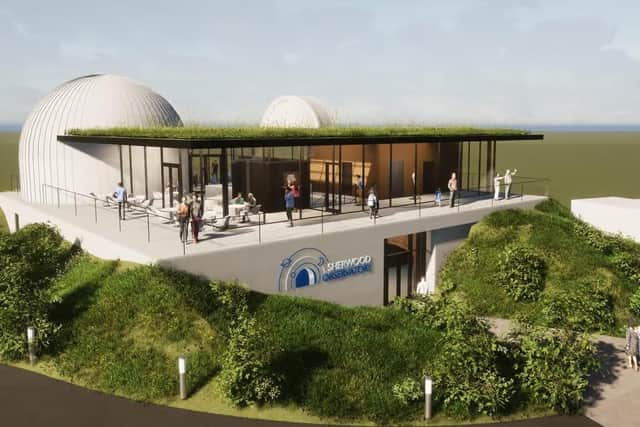An artist's impression of how the new Sherwood Observatory in Sutton will look.