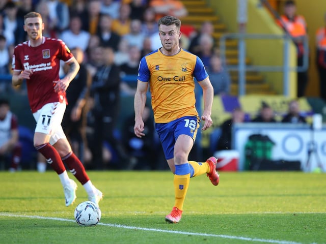 Rhys Oates scored the opener in the first leg. He has 10 goals and six assists this season.