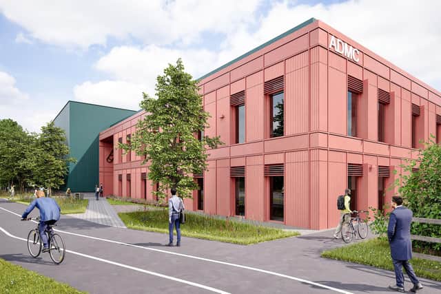 The planned ADMC building