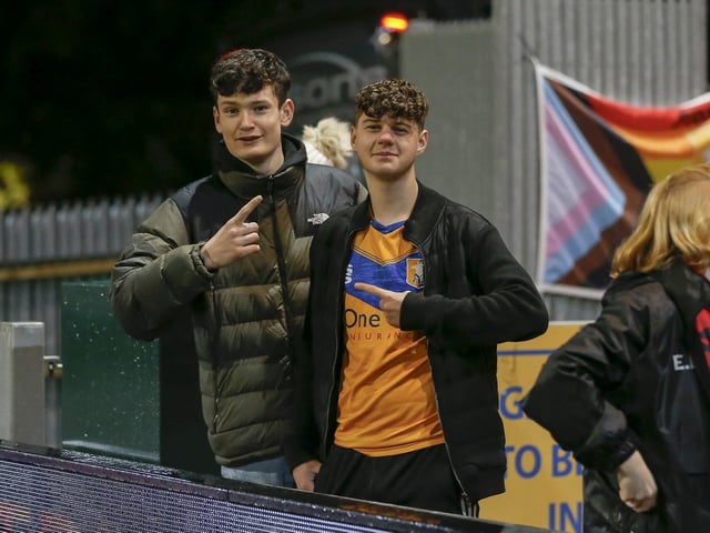 Stags fans prior to the Bristol Street Motors Trophy match against Everton FC (U21) at the One Call Stadium
Photo Credit Chris & Jeanette Holloway / The Bigger Picture.media:Mansfield Town fans at last night's defeat to Everton U21.