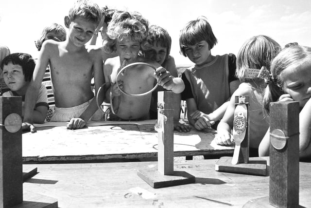 There's loads of interest in this game at the Penshaw Carnival in 1976.
