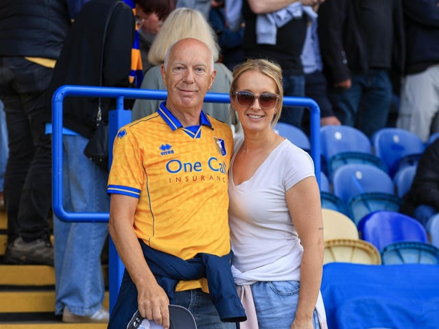 Mansfield Town turned on the style to blow away promotion hopefuls Luton Town.
