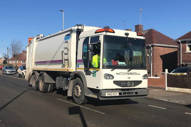 The council is prioritising services to focus on emptying its green general waste and blue recycling domestic bins.