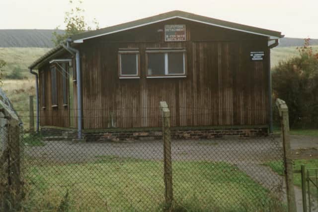The hut on Mansfield Road, Clipstone, which is the headquarters of the Army Cadet Force detachment.