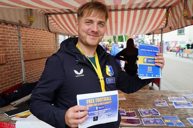 Mike Kasinowicz of Mansfield Town community trust.