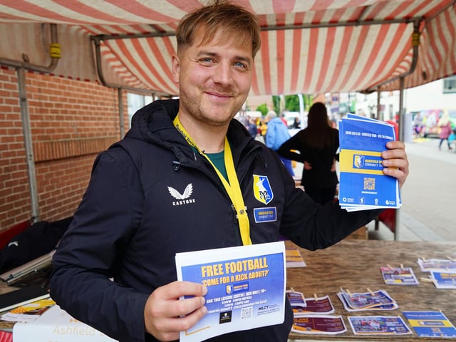Mike Kasinowicz of Mansfield Town community trust.