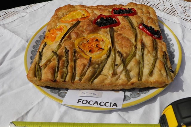 May Holloway's focaccia was entered in the specialty loaf section.