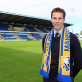 Mansfield Town CEO David Sharpe - optimistic after a turbulent first half of the season for Stags.