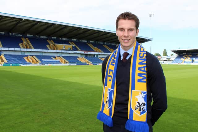 Mansfield Town CEO David Sharpe - optimistic after a turbulent first half of the season for Stags.