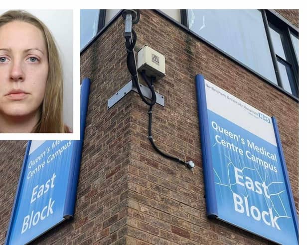 Board members at NUH are putting plans in place to ensure horrors like the Lucy Letby (inset) case can never be repated at Nottingham hospitals. Photos: Other