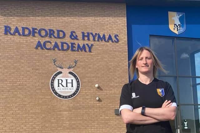 Stags boss Andi Bell at the RH Academy.