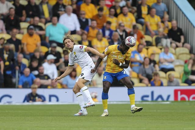 Action during the Sky Bet League 1 match against Burton Albion FC at the One Call Stadium, 17 Aug 2024, Photo credit Chris & Jeanette Holloway / The Bigger Picture.media