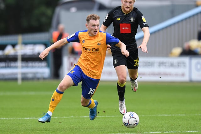 Back in the side at last and back in form, Maris will be hard to move now from the Stags midfield.
