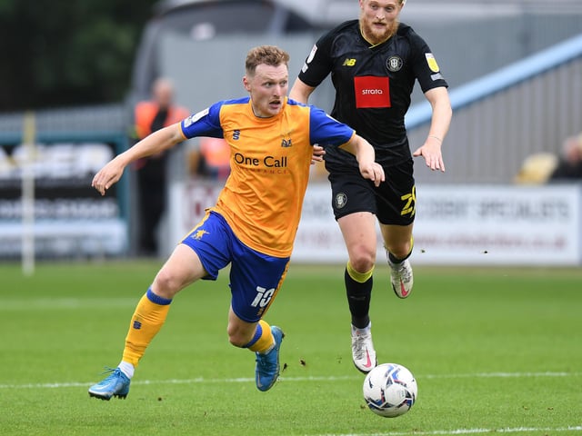 Back in the side at last and back in form, Maris will be hard to move now from the Stags midfield.