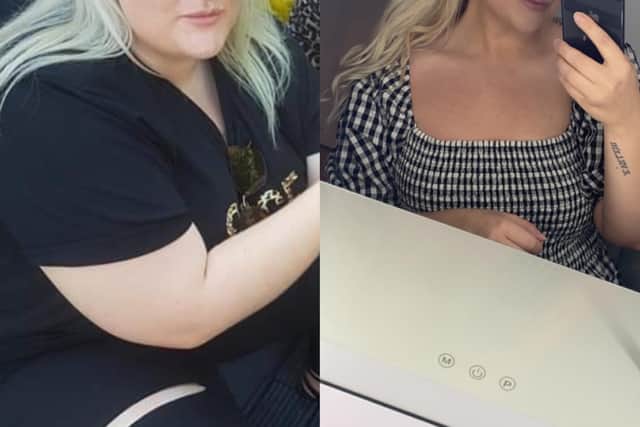 Brooke Storey before and after weight loss
