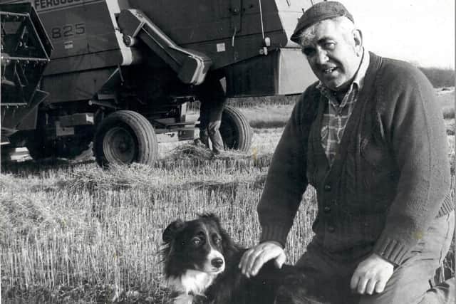 Robert Smith, who died in December, and his dog Ben.