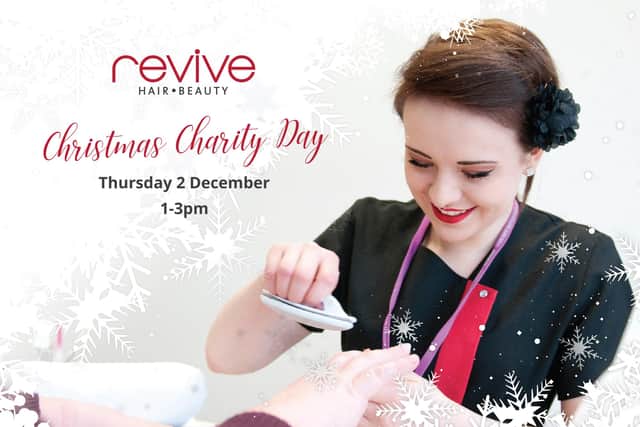 Christmas charity event is being held at West Nottinghamshire College’s Revive salons
