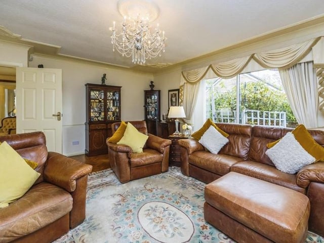 Sit down and relax in the living room of the £475,000 property.