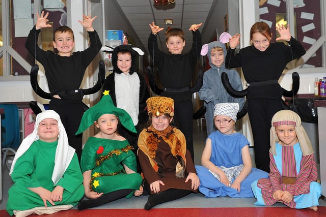 Pupils from Dene House Primary School at their Nativity play in 2012.