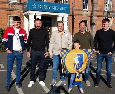These group of Stags fans cant wait to get to London.